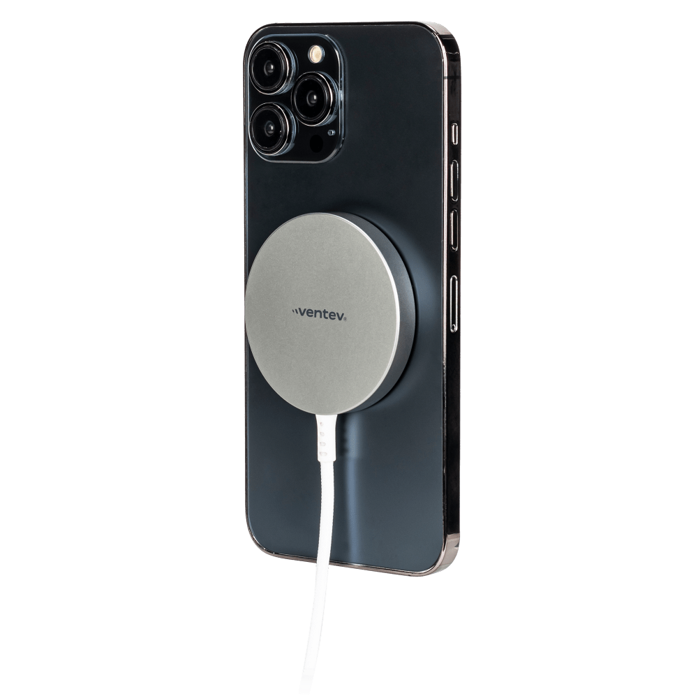 Ventev Ventev - 10ft Alloy 15W Wireless Magnetic Charger - Silver Silver by Ventev