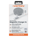 Ventev Ventev - 10ft Alloy 15W Wireless Magnetic Charger - Silver Silver by Ventev