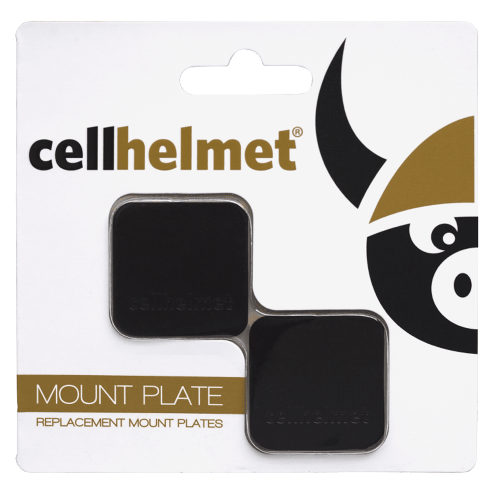 Cellhelmet 2 Pack of Replacement Plates for 360 Magnetic Mount Black by Cellhelmet