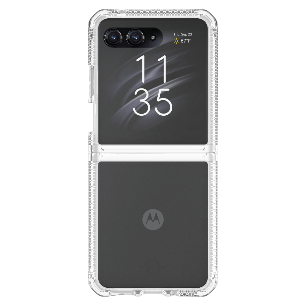 ITSkins Hybrid_R Clear Case for Motorola RAZR Plus by ITSkins