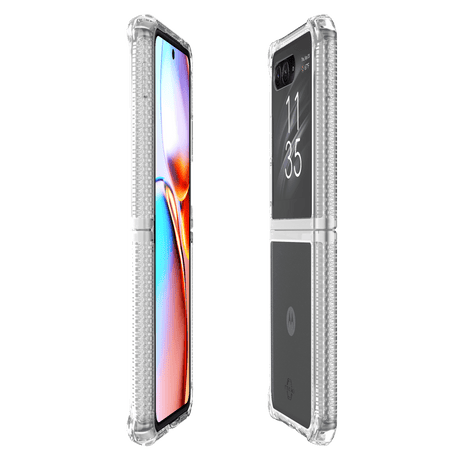 ITSkins Hybrid_R Clear Case for Motorola RAZR Plus by ITSkins