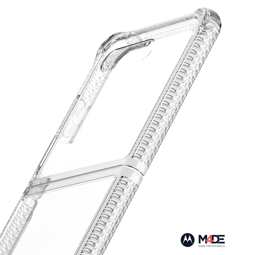 ITSkins Hybrid_R Clear Case for Motorola RAZR Plus by ITSkins