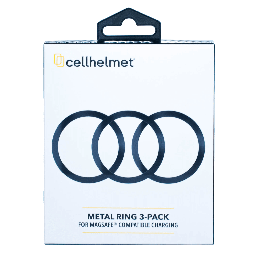 Cellhelmet 3 Ring Pack for Wireless Charging Black by Cellhelmet