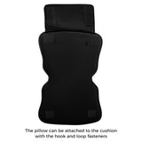 Massage Chair Headrest Pillow -Therapy 03 Parts-Black