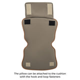 Massage Chair Headrest Pillow -Therapy 03 Parts-Coffee