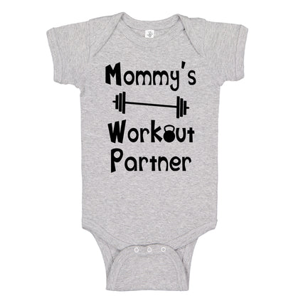 Mommy's Workout Partner Onesies & Bodysuits