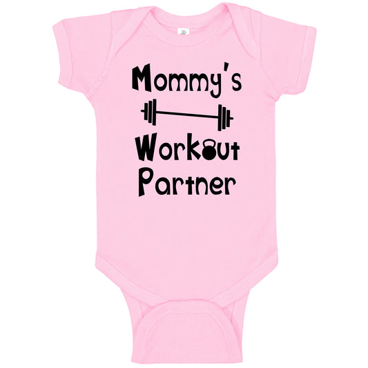 Mommy's Workout Partner Onesies & Bodysuits
