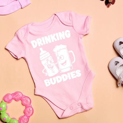 New Drinking Buddies Mug Onesies & Bodysuits