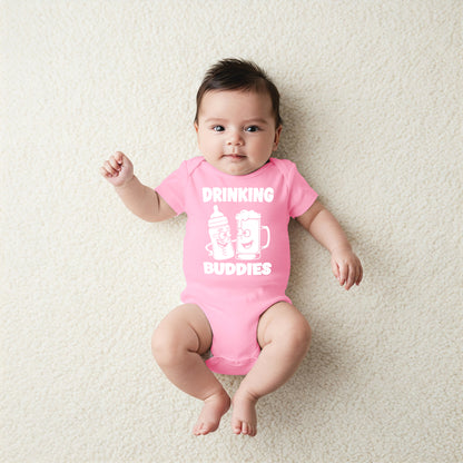 New Drinking Buddies Mug Onesies & Bodysuits