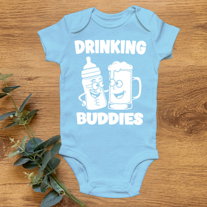 New Drinking Buddies Mug Onesies & Bodysuits