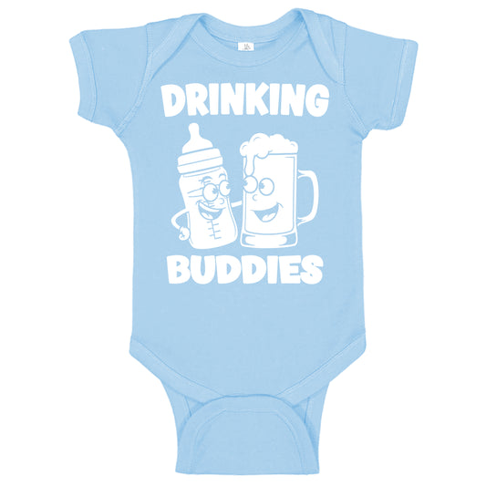 New Drinking Buddies Mug Onesies & Bodysuits