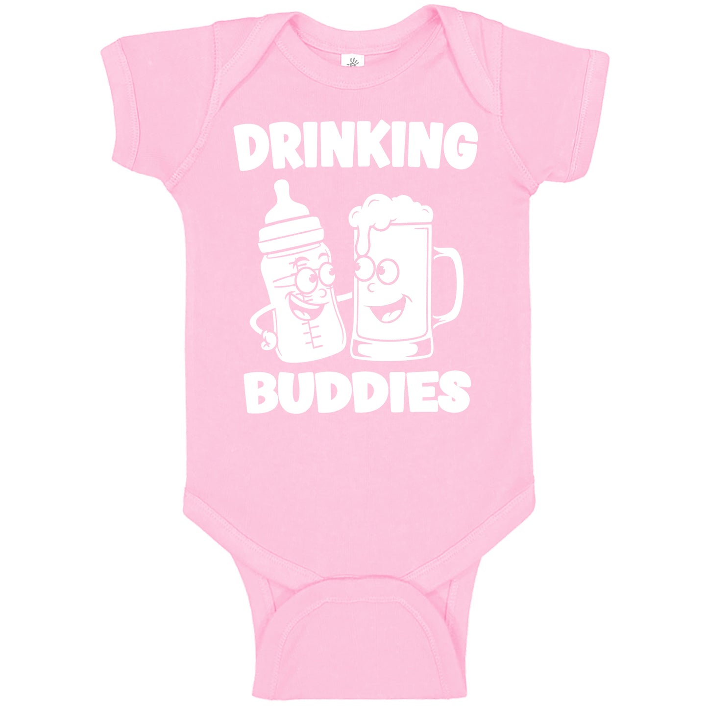 New Drinking Buddies Mug Onesies & Bodysuits
