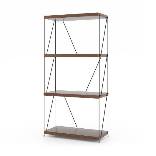 2/3/4/5-Tier Multipurpose Display Rack with Metal Frame-4-Tier