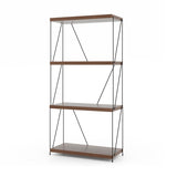 2/3/4/5-Tier Multipurpose Display Rack with Metal Frame-4-Tier