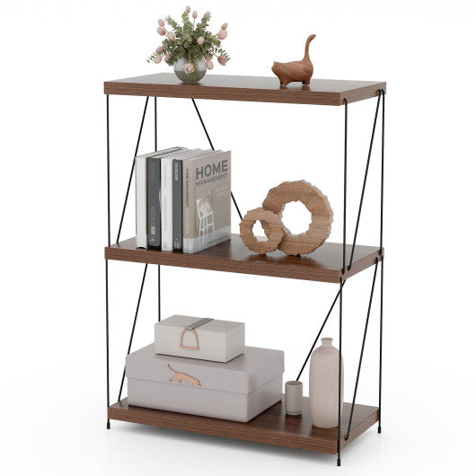 2/3/4/5-Tier Multipurpose Display Rack with Metal Frame-34 inches