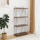 2/3/4/5-Tier Multipurpose Display Rack with Metal Frame-4-Tier