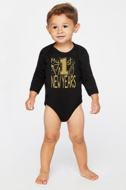 My First New Years Onesies & Bodysuits