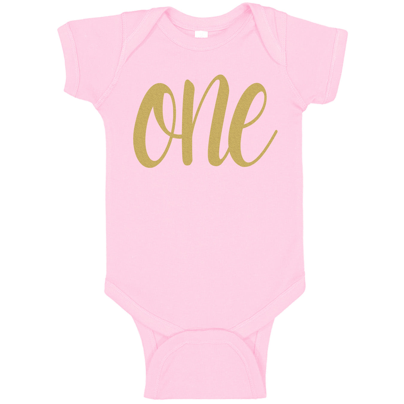 One Gold First Birthday Onesies & Bodysuits