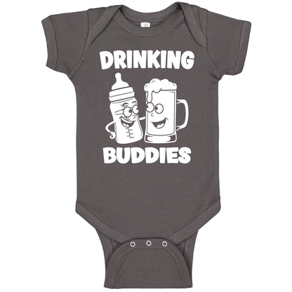 New Drinking Buddies Mug Onesies & Bodysuits