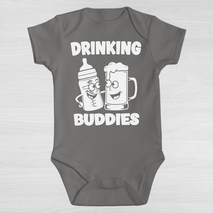 New Drinking Buddies Mug Onesies & Bodysuits