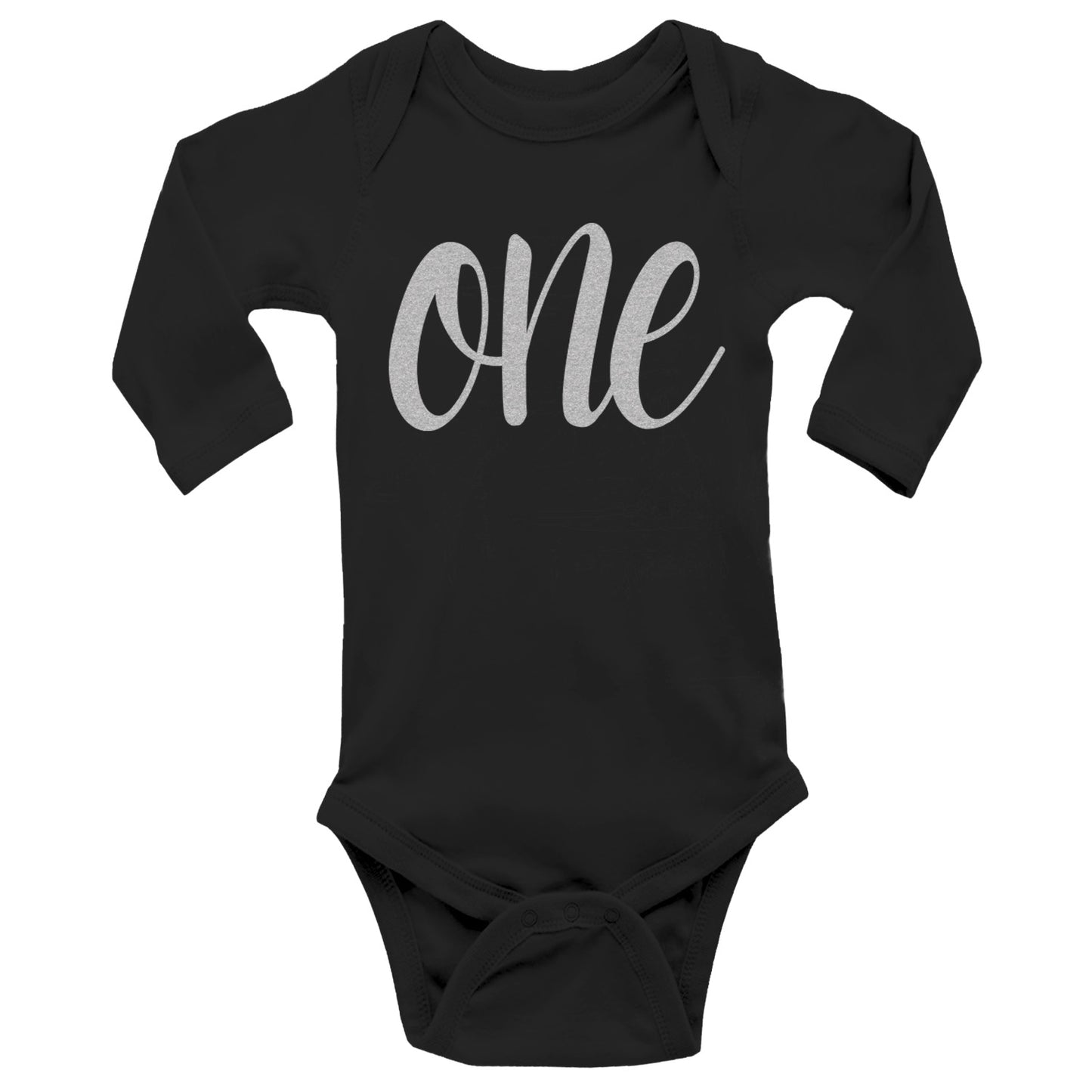 One Silver First Birthday Onesies & Bodysuits