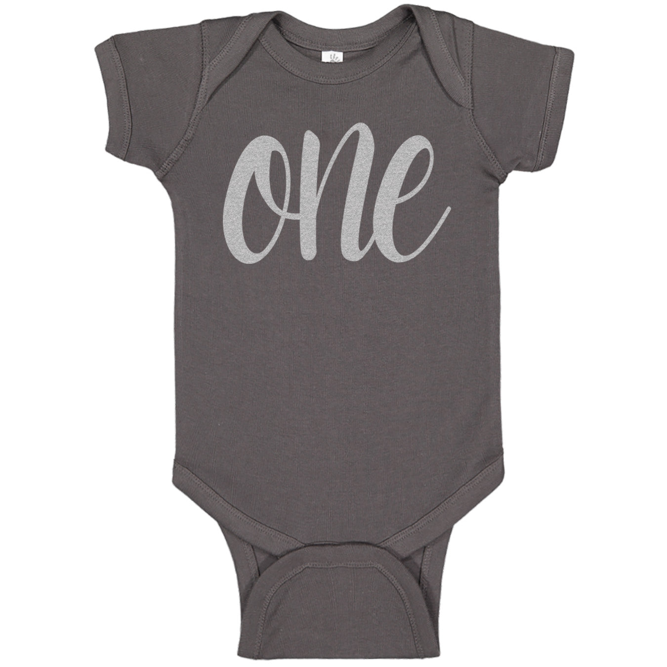 One Silver First Birthday Onesies & Bodysuits