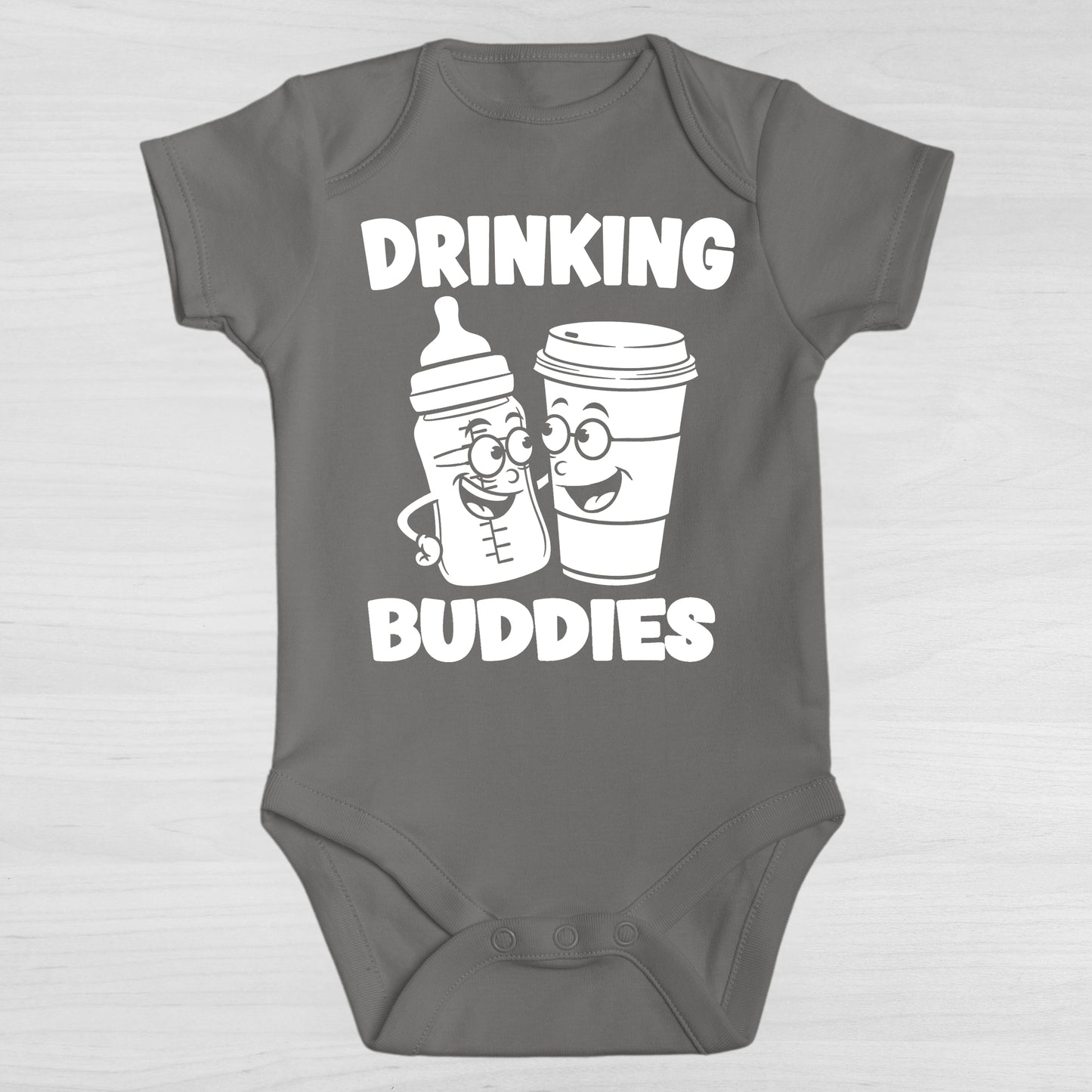 New Drinking Buddies Coffee Onesies & Bodysuits