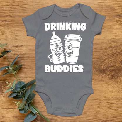 New Drinking Buddies Coffee Onesies & Bodysuits