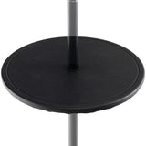 20 Inches Outdoor Adjustable Umbrella Table with 1.5 Inches Umbrella Hole