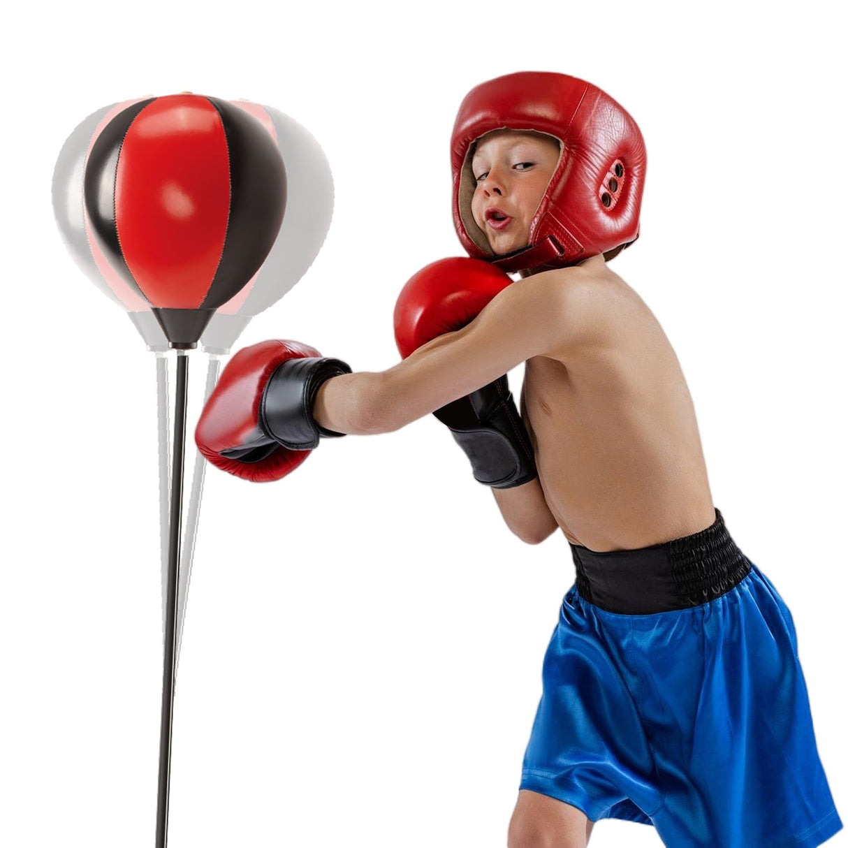 JoyBox Ultimate Kids Punching Bag Set – Adjustable Boxing Fun for Ages 3-10! Includes Stand & Gloves for Boys & Girls by Contixo