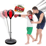 JoyBox Ultimate Kids Punching Bag Set – Adjustable Boxing Fun for Ages 3-10! Includes Stand & Gloves for Boys & Girls by Contixo