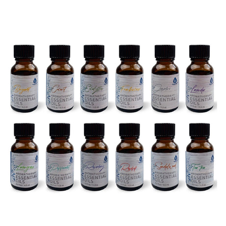 12 Pack of Aromatherapy Essential Oils by Pursonic