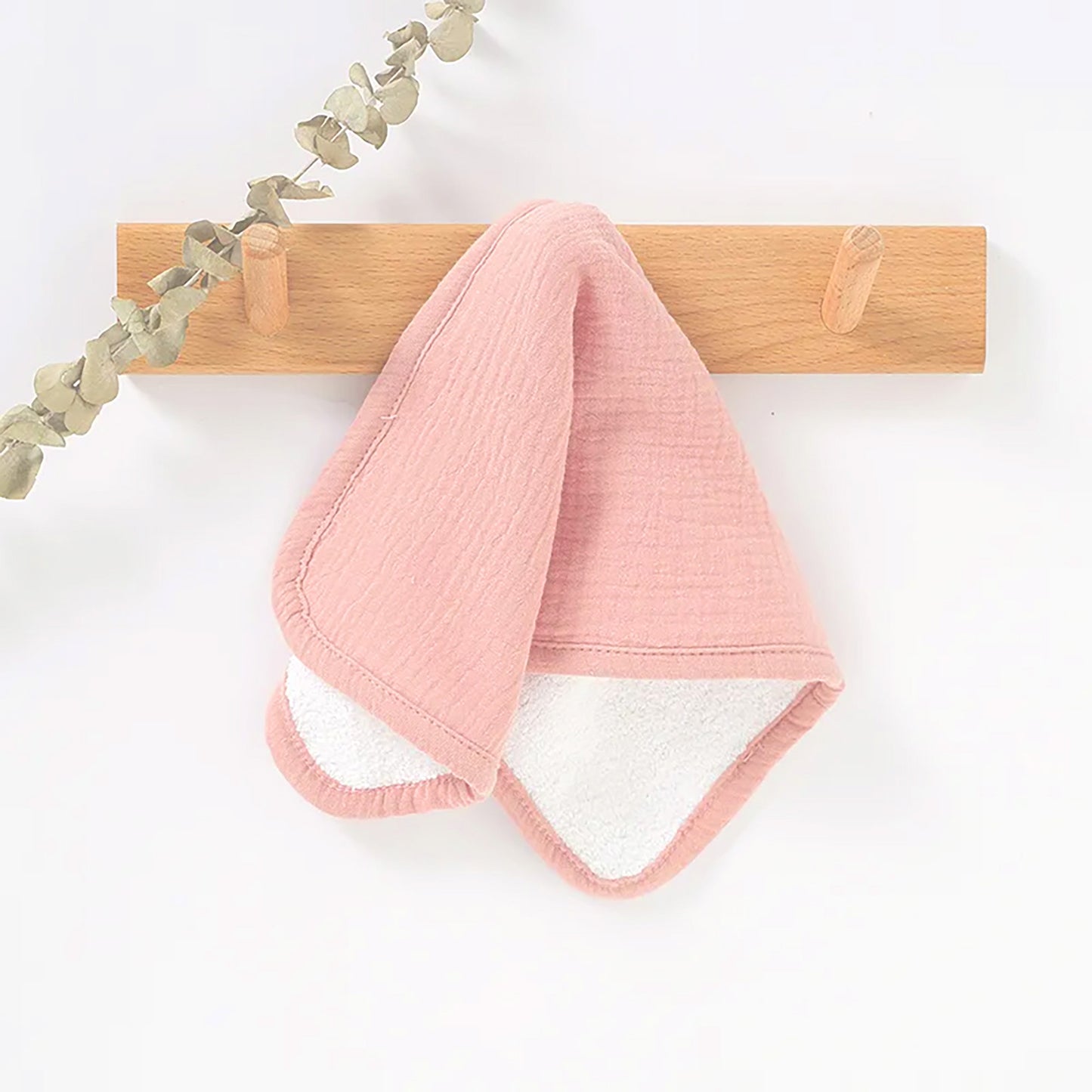 Baby Infant 100% Organic Muslin Cotton Burp & Wash Cloth 3 Pack