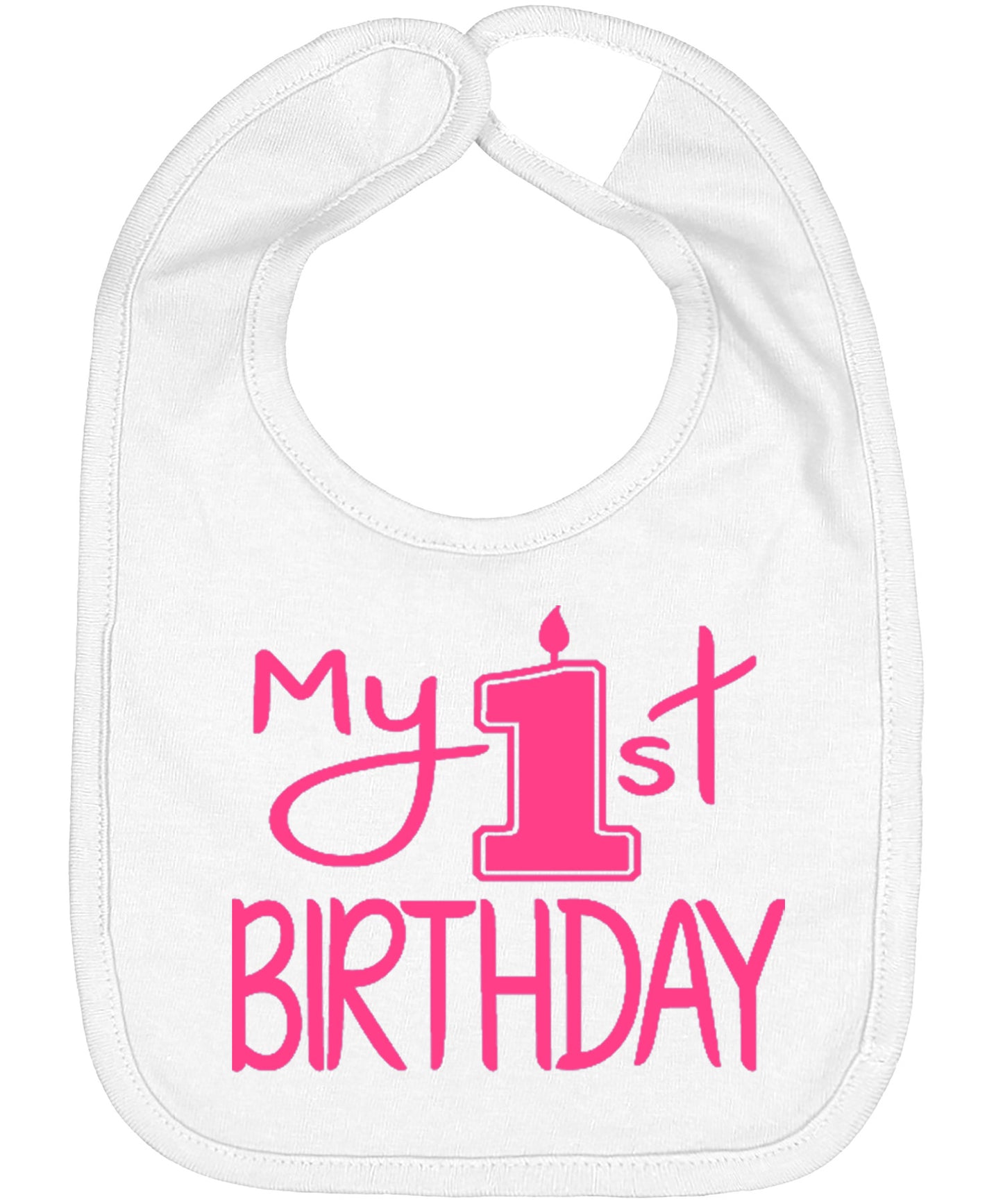 My First Birthday Smash Cake Bib