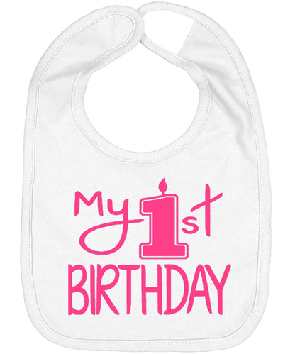 My First Birthday Smash Cake Bib