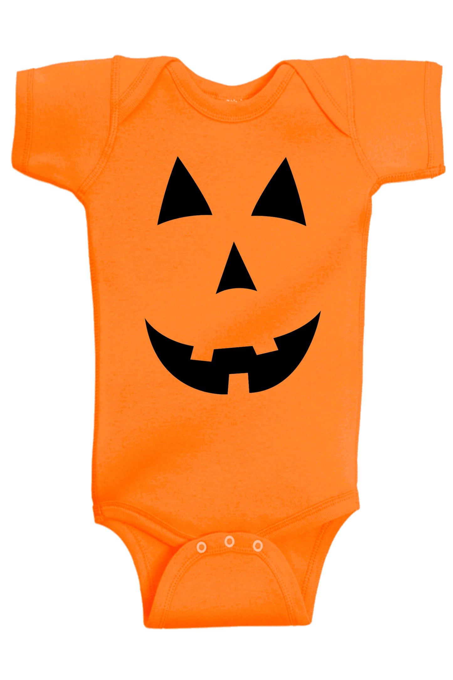 Pumpkin Face Halloween Onesies & Bodysuits