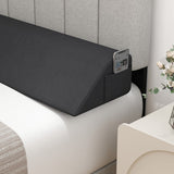 Bed Wedge Pillow with Storage Bag-Queen Size