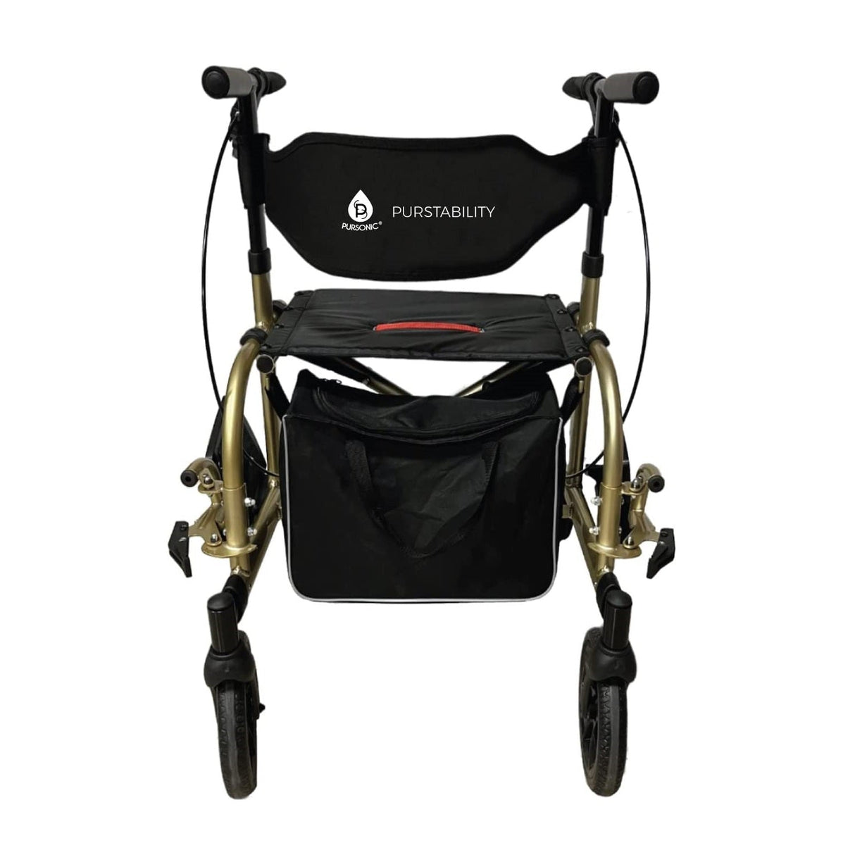 2 IN 1 Rolling Rollator Walker by Pursonic