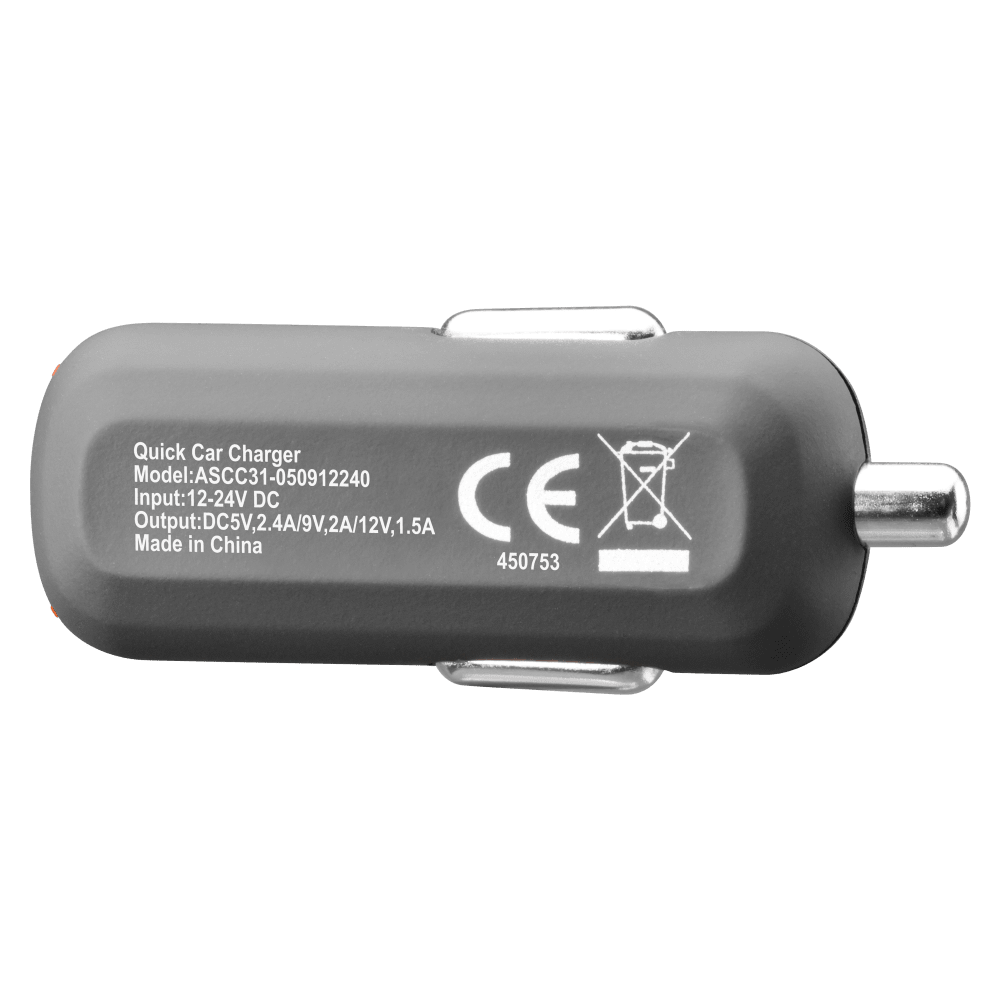 Ventev QC3.0 24W dashport rq1300 mini Car Charger and USB A to Micro USB Cable 3.3ft by Ventev