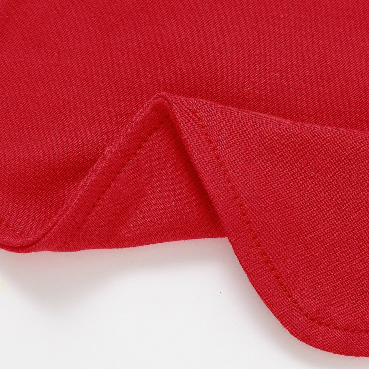 Aidens Corner Organic Cotton Baby Bibs | Red