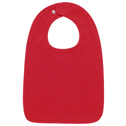 Aidens Corner Organic Cotton Baby Bibs | Red