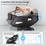 Relaxation 02 - Full Body Zero Gravity Shiatsu Massage Chair with SL Track Heat-Coffee