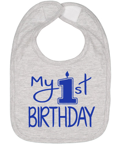 My First Birthday Smash Cake Bib