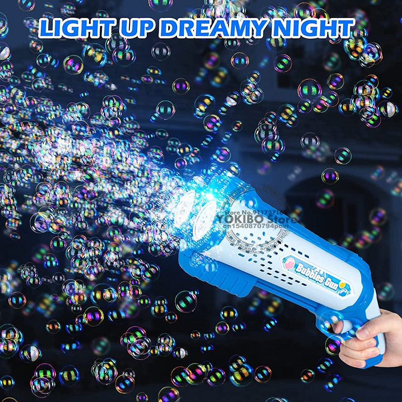 LED Light-up Bubble Gun