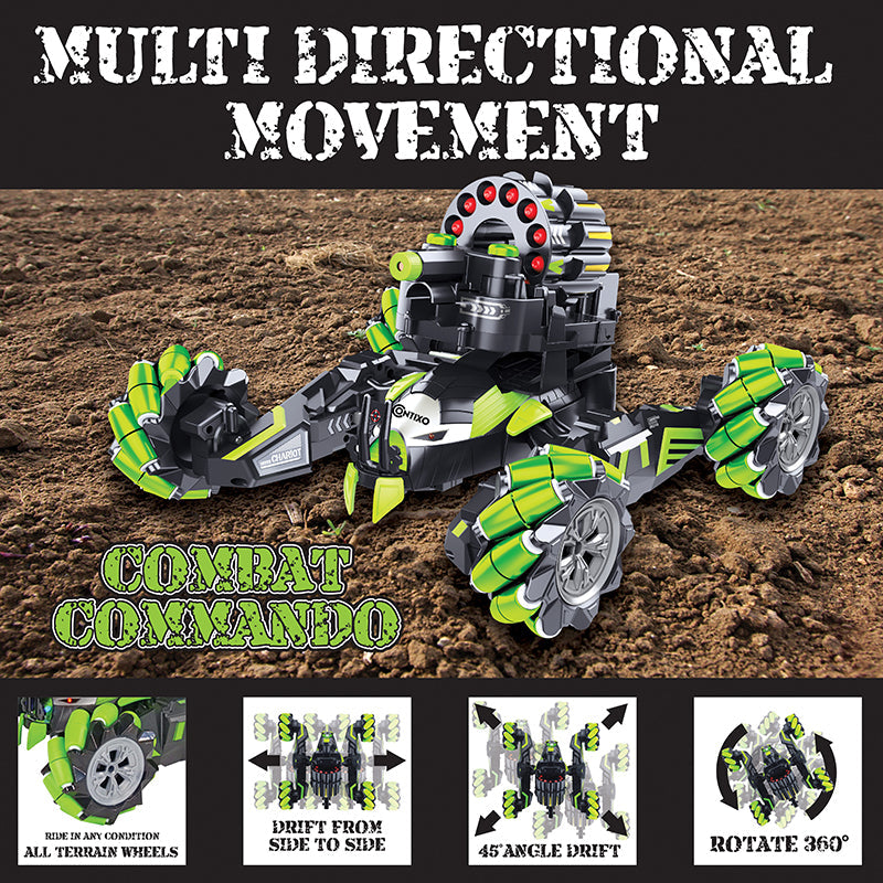 Contixo SC2 Remote Control RC Military Assault Vehicle by Contixo