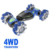 Contixo SC10 Cobra Speed Crawler RC Stunt Car - 4WD with Remote & Gesture Control, Blue by Contixo