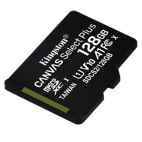 Kingston microSDXC Canvas Select Plus 128GB Memory Card and Adapter by Kingston