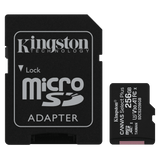 Kingston microSDXC Canvas Select Plus 256GB Memory Card and Adapter by Kingston