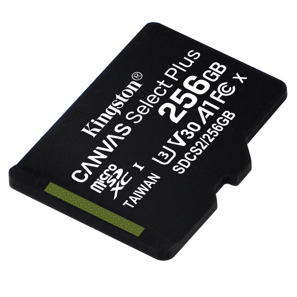 Kingston microSDXC Canvas Select Plus 256GB Memory Card and Adapter by Kingston