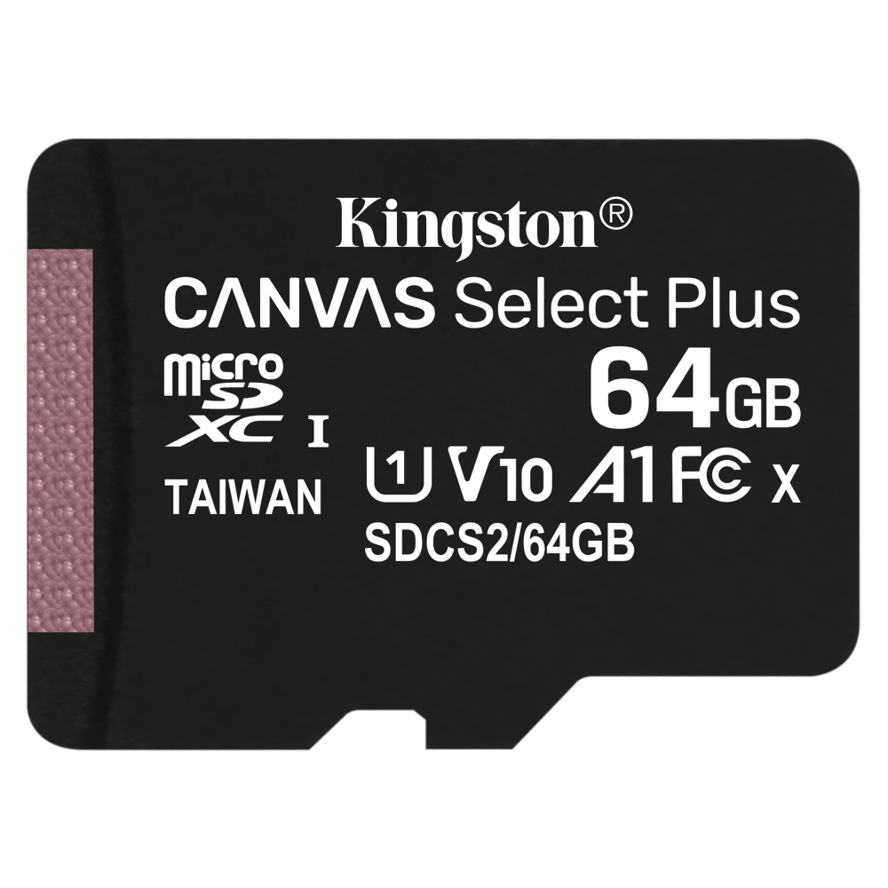 Kingston microSDXC Canvas Select Plus 64GB Memory Card and Adapter by Kingston